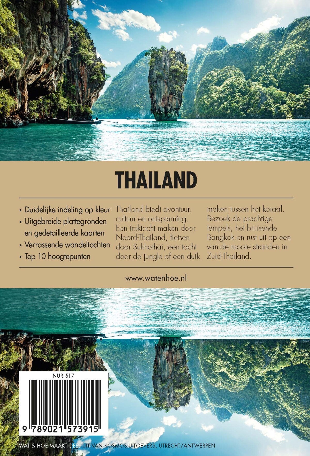Thailand / Wat & Hoe Reisgids achterkant