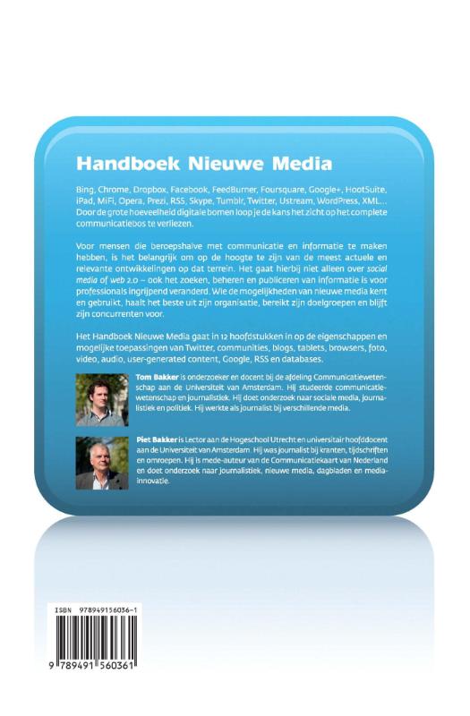 Handboek nieuwe media achterkant