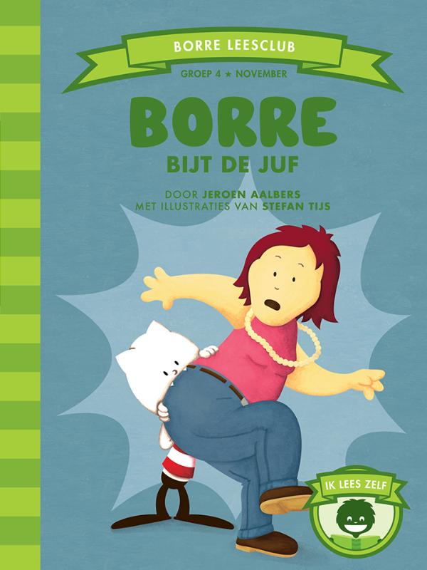 boekenbalie_9789089220844_cover Borre bijt de juf / De Gestreepte Boekjes