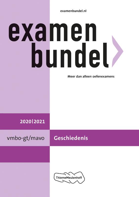 Examenbundel vmbo-gt/mavo Geschiedenis 2020/2021