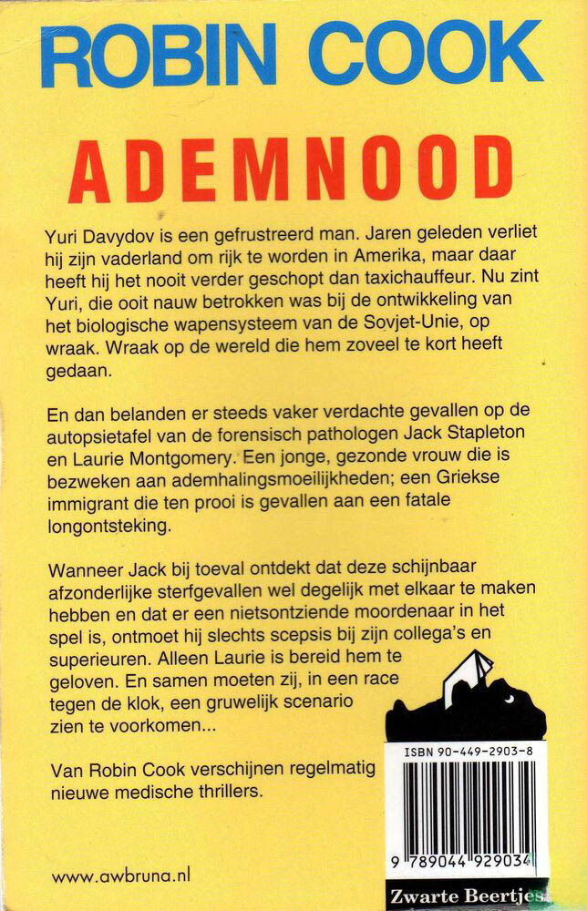 Ademnood / Zwarte beertjes / 2903 achterkant