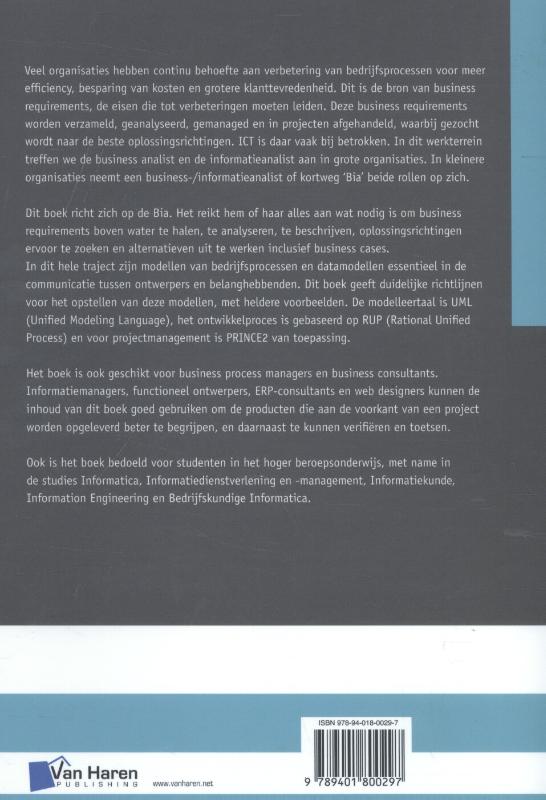 Informatieanalyse voor engineering en management van requirements achterkant
