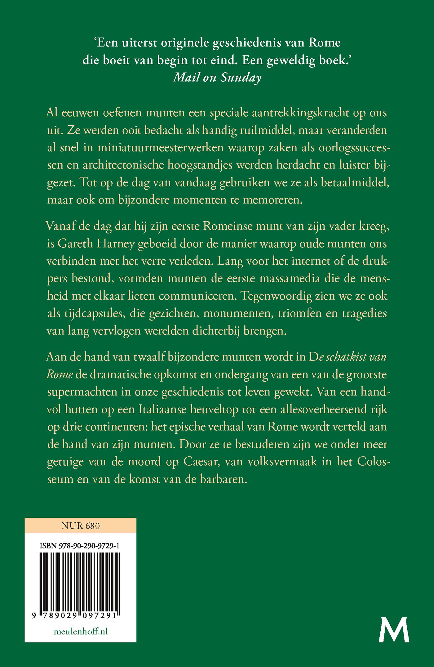 De schatkist van Rome achterkant