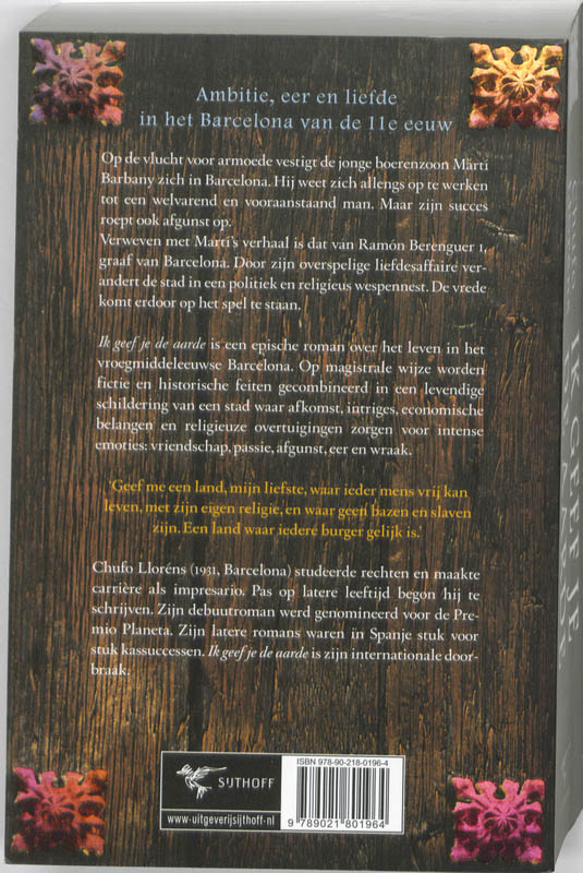 Ik geef je de aarde Ik geef je de aarde achterkant