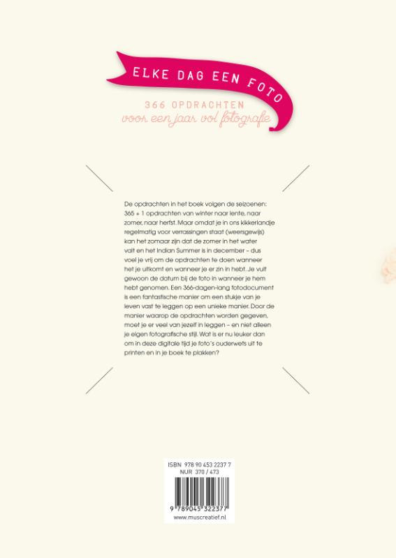 Elke dag een foto Elke dag een foto achterkant