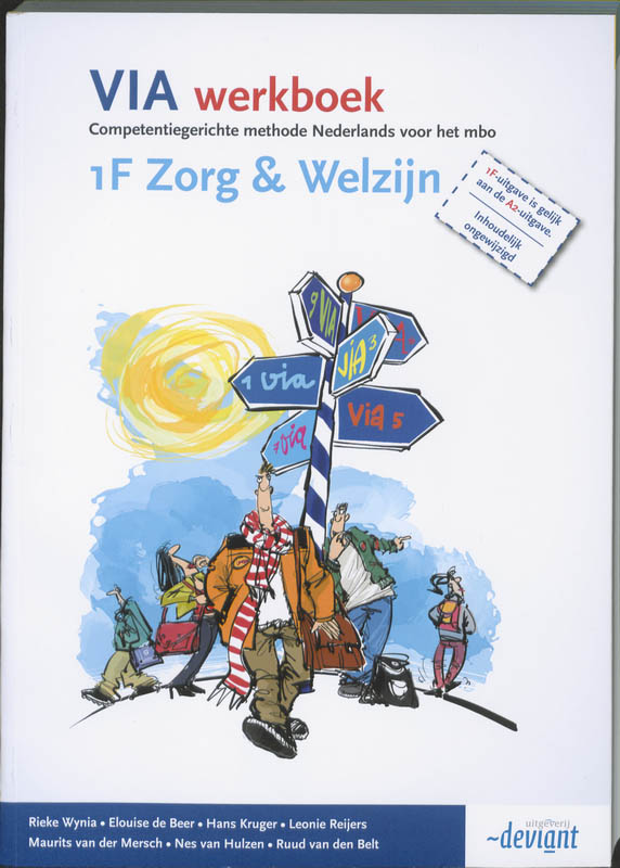 Rieke Wynia Via Werkboek 1F Zorg & Welzijn 1F Zorg & Welzijn