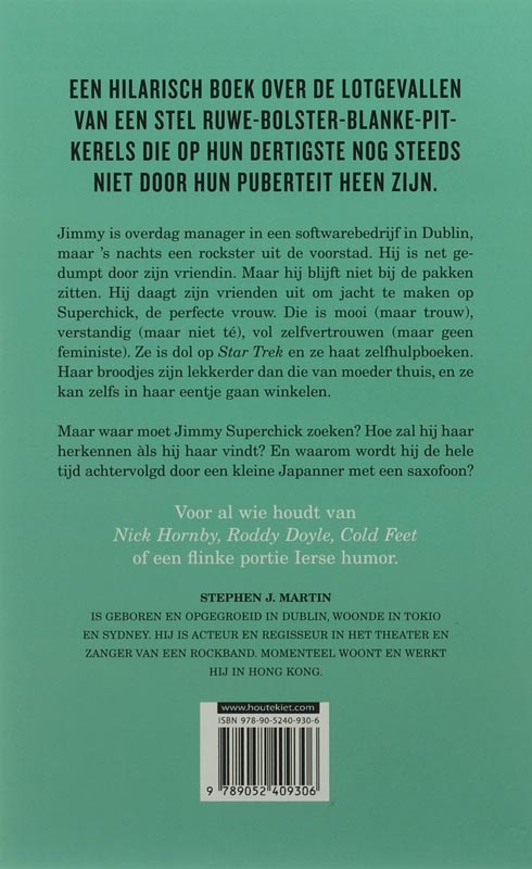 Superchick Gezocht - Stephen J. Martin achterkant
