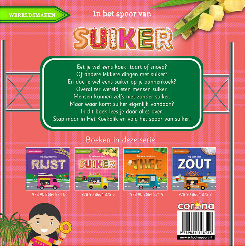 In het spoor van suiker / Wereldsmaken achterkant