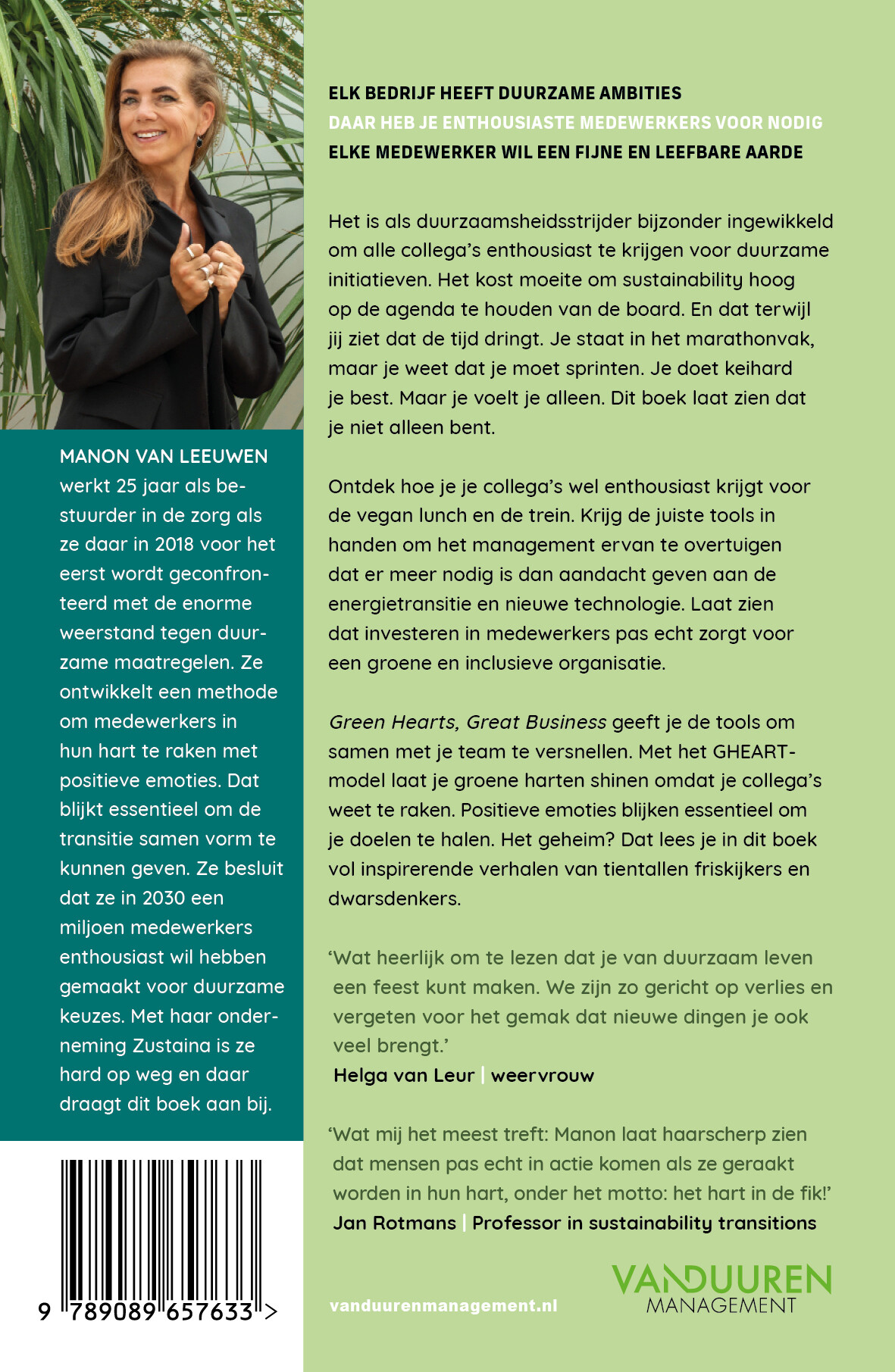 Green hearts, great business achterkant
