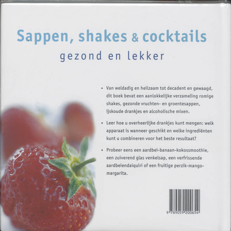 Sappen, shakes en cocktails achterkant