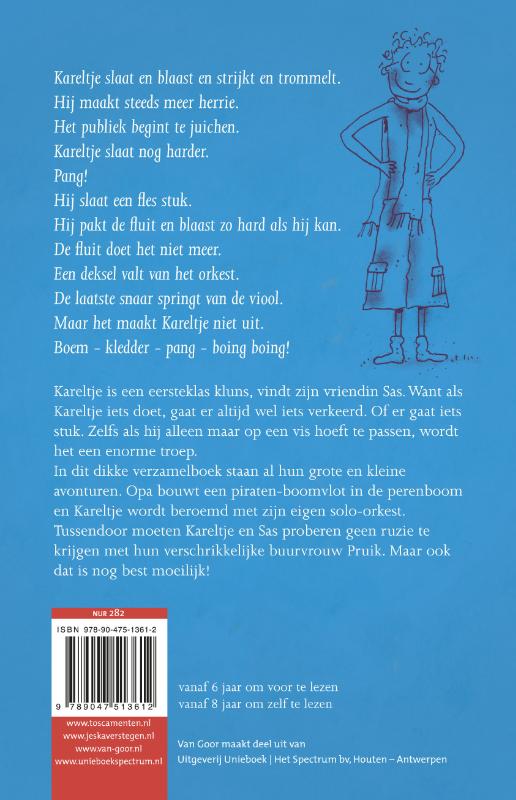 Unieboek Het grote boek van Kereltje Kareltje. 7+ achterkant