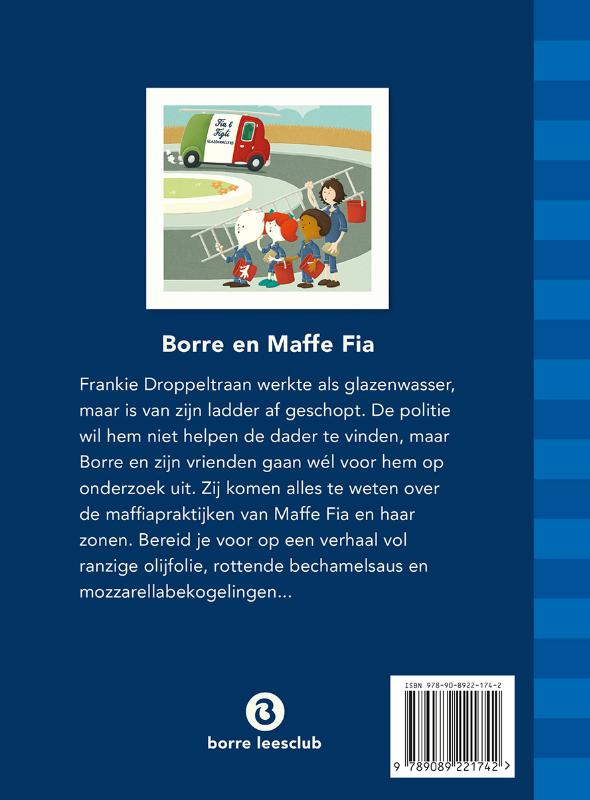 Borre en maffe fia / Groep 6 juli / De Gestreepte Boekjes achterkant
