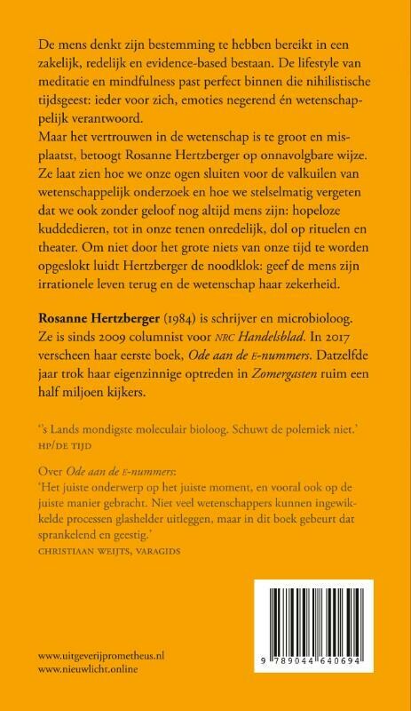 Het grote niets / Nieuw licht achterkant