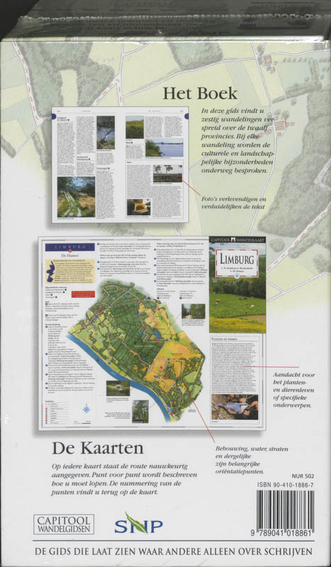 De mooiste wandelingen in Nederland De mooiste wandelingen in Nederland achterkant