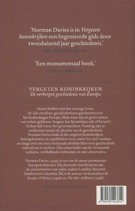 Vergeten koninkrijken achterkant
