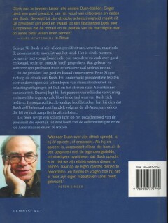 De president van goed en kwaad achterkant