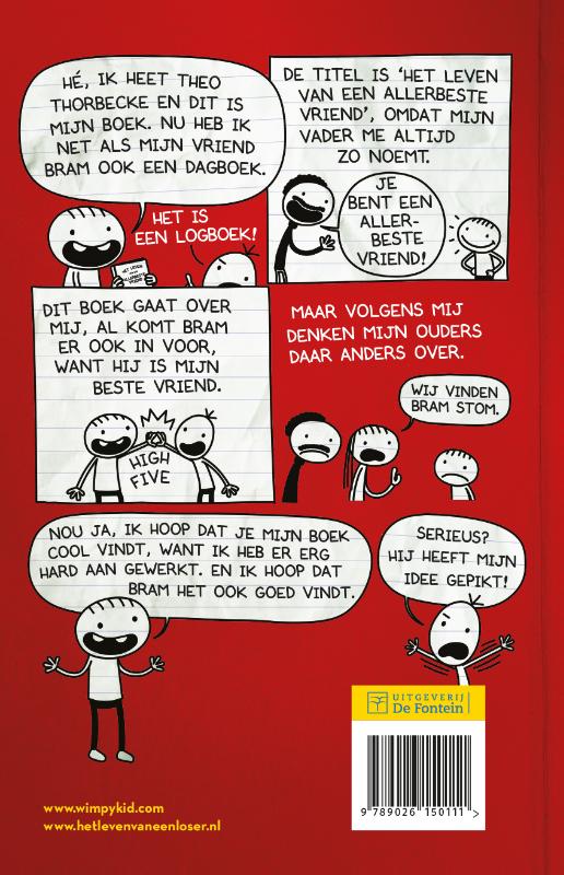 Logboek van Theo Thorbecke / Het leven van een allerbeste vriend / 1 achterkant