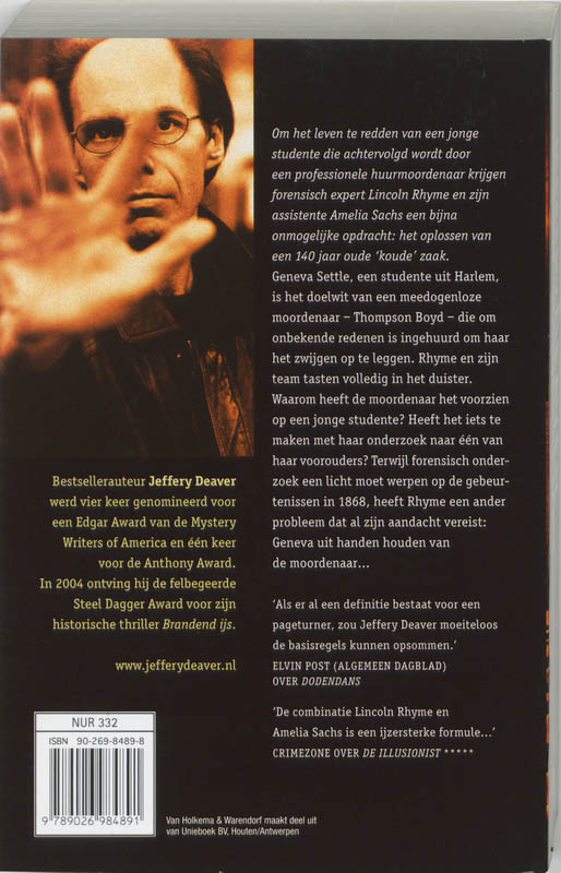 De hangende man / Lincoln Rhyme / 6 De hangende man / Lincoln Rhyme / 6 achterkant