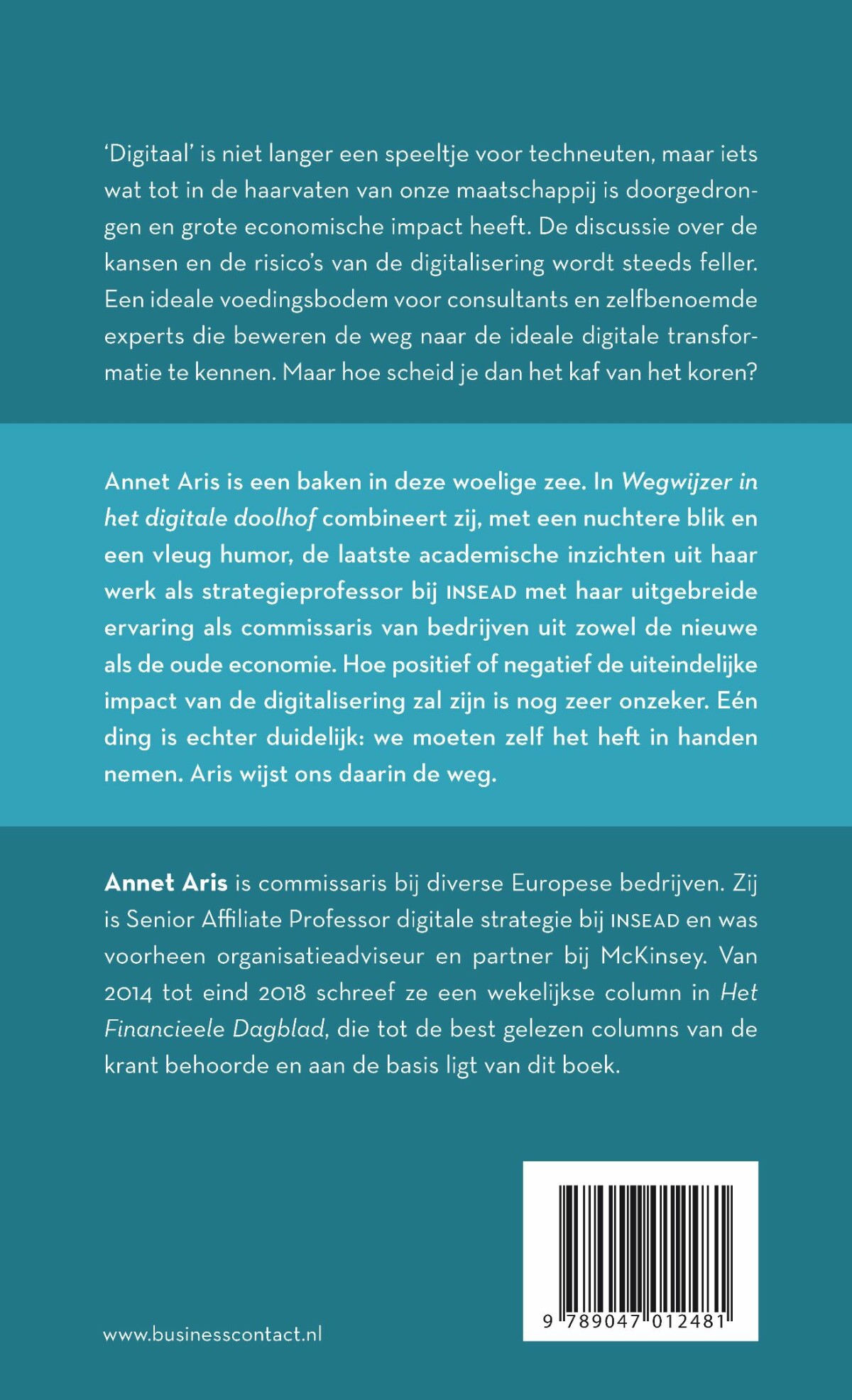 Wegwijzer in het digitale doolhof achterkant