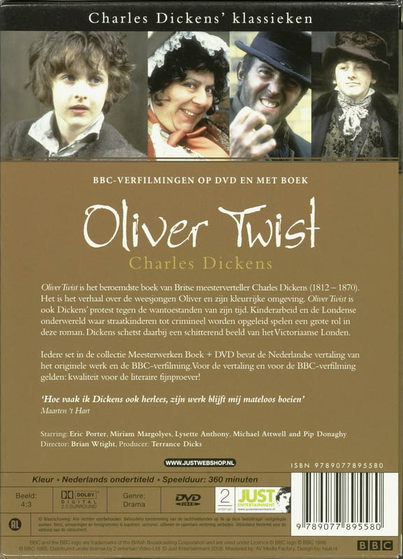 Oliver Twist / Wereldberoemde verhalen achterkant