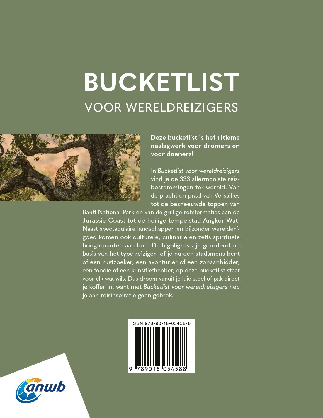 Bucketlist voor wereldreizigers achterkant