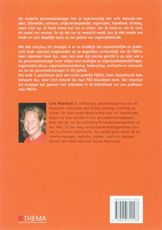 Van structuur tot strategie Van structuur tot strategie achterkant