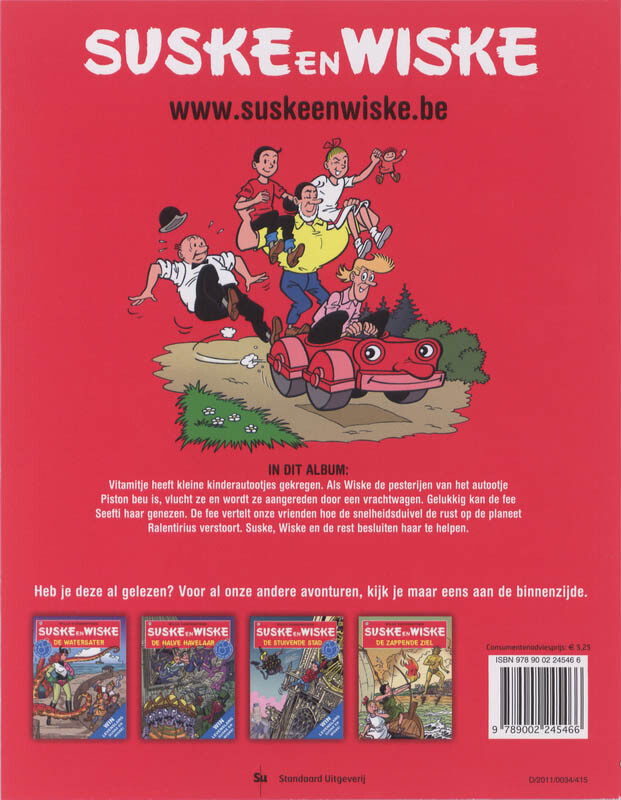 De tootootjes / Suske en Wiske / 232 achterkant