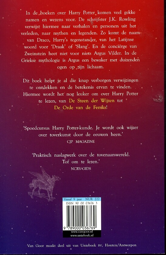 De magische wereld van Harry Potter achterkant