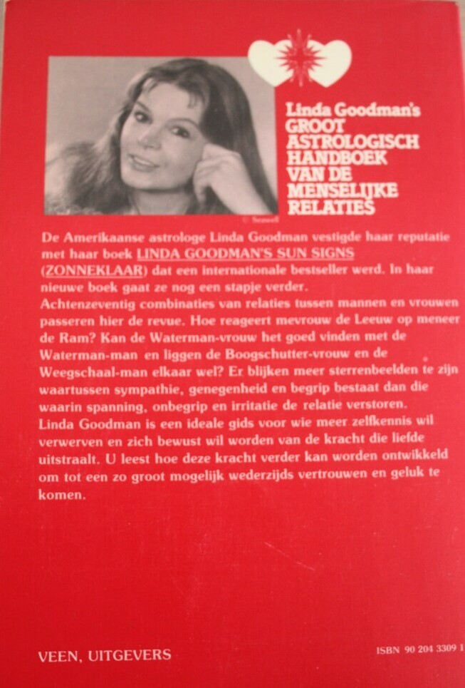 Linda Goodman's groot astrologisch handboek van de menselijke relaties achterkant