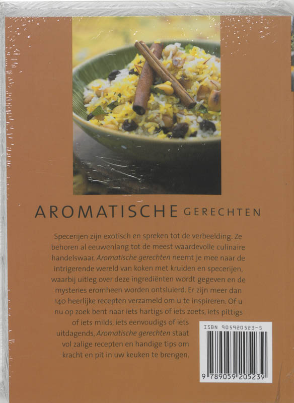 Aromatische Gerechten achterkant