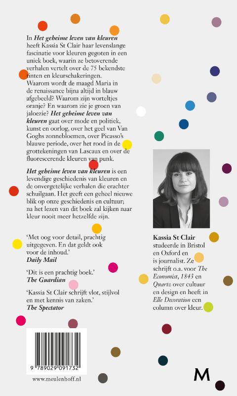 Het geheime leven van kleuren Het geheime leven van kleuren achterkant