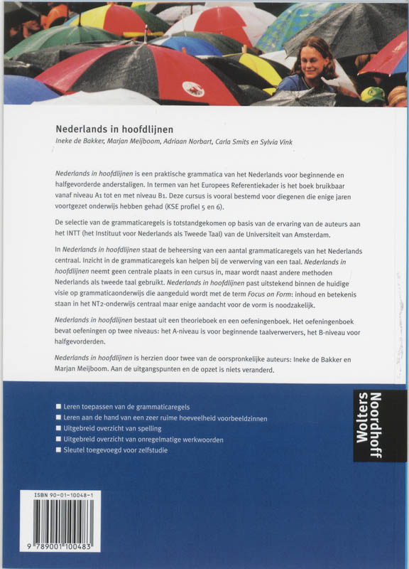 Nederlands in hoofdlijnen achterkant
