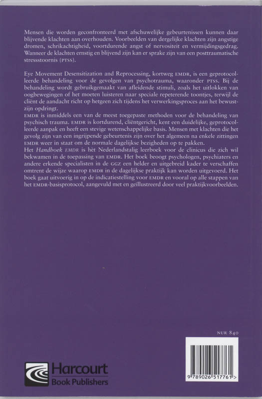 Handboek Emdr achterkant