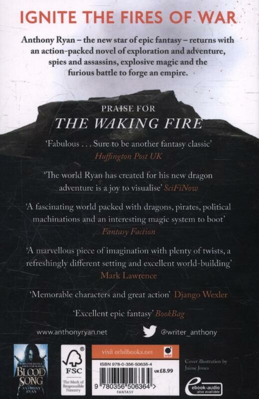 The Waking Fire achterkant