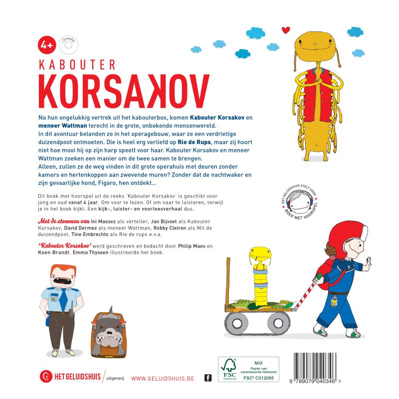 Kabouter Korsakov in de opera / Kabouter Korsakov / 3 achterkant