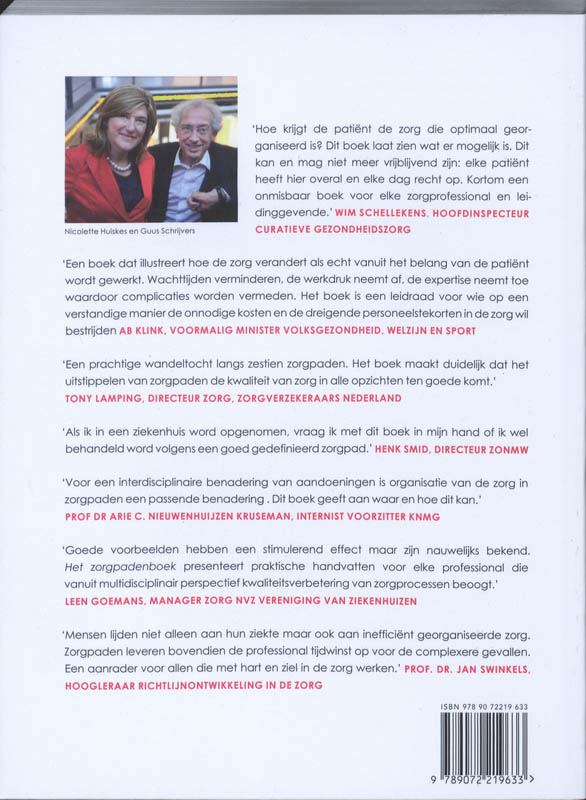 Het zorgpadenboek Het zorgpadenboek achterkant