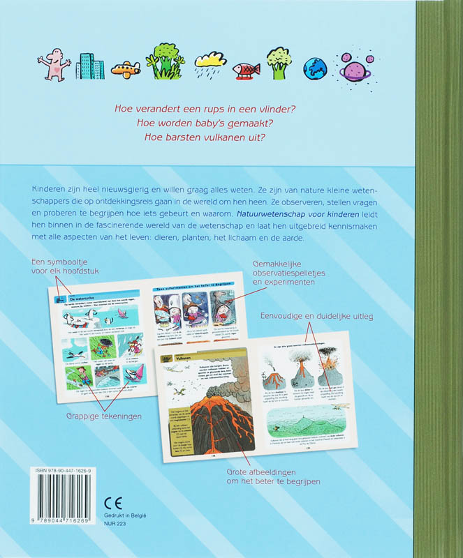 Natuurwetenschap voor kinderen achterkant