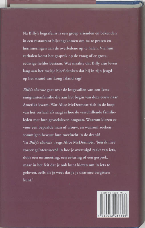 Billy's charme achterkant
