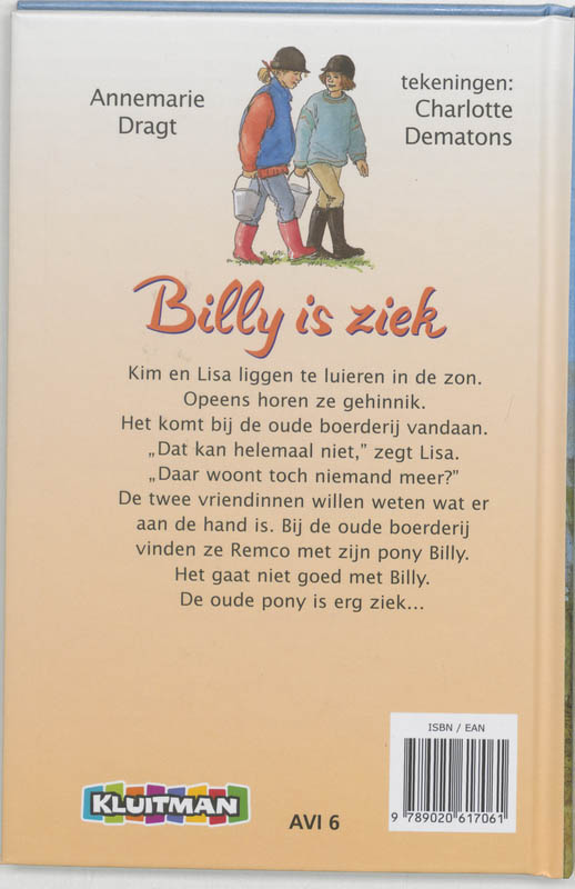 Billy is ziek achterkant