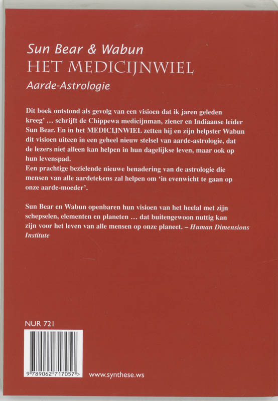 Het medicijnwiel achterkant