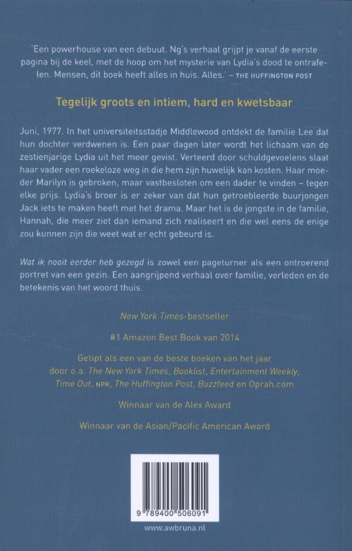 Wat ik nooit eerder heb gezegd Wat ik nooit eerder heb gezegd achterkant