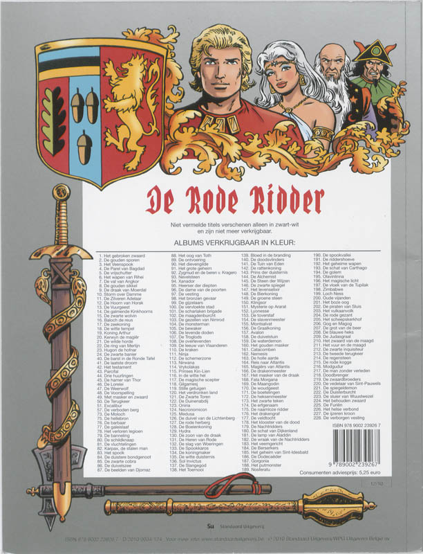 De Rode Ridder 228 -   De verborgen vesting achterkant