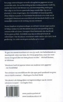 Hard-boiled wonderland en het einde van de wereld achterkant