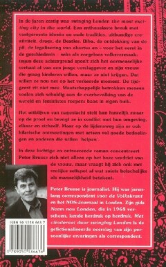 Met vlindernet door swinging Londen achterkant