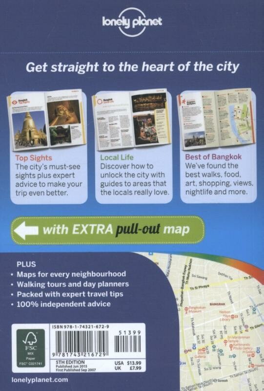 Lonely Planet Pocket Bangkok dr 5 achterkant