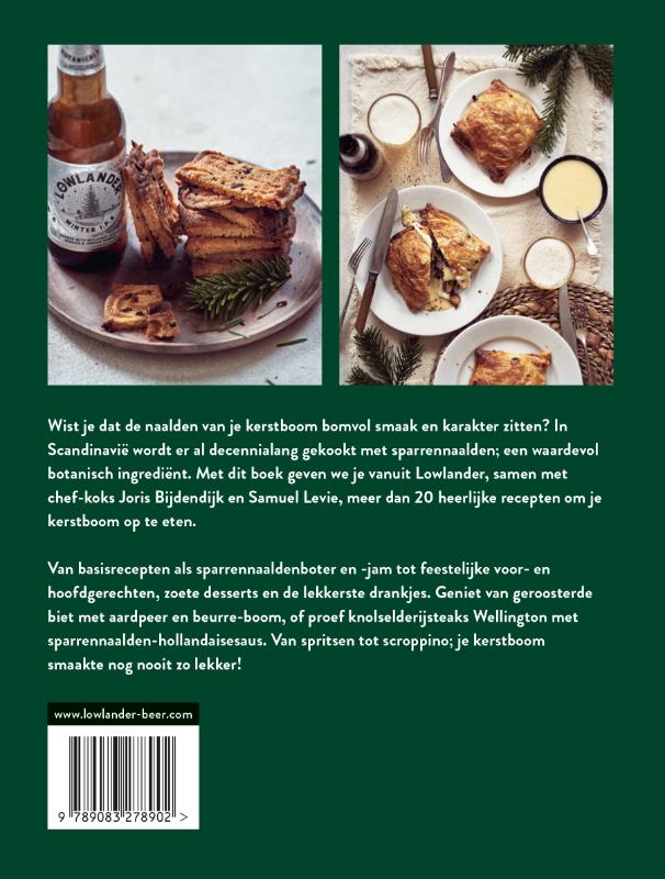 Lowlander kookboek - Eet & drink je kerstboom achterkant