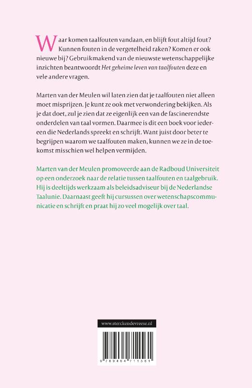 Het geheime leven van taalfouten achterkant