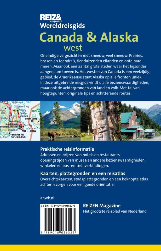 Canada & Alaska West / ANWB wereldreisgids achterkant