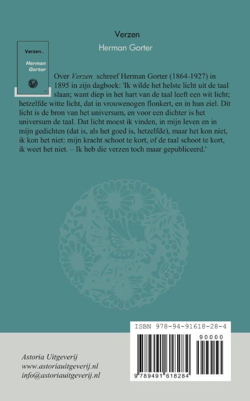 Verzen achterkant