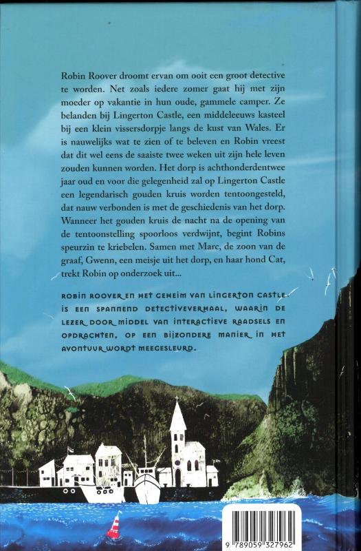 Robin Roover en het geheim van Lingerton castle / Robin Roover achterkant